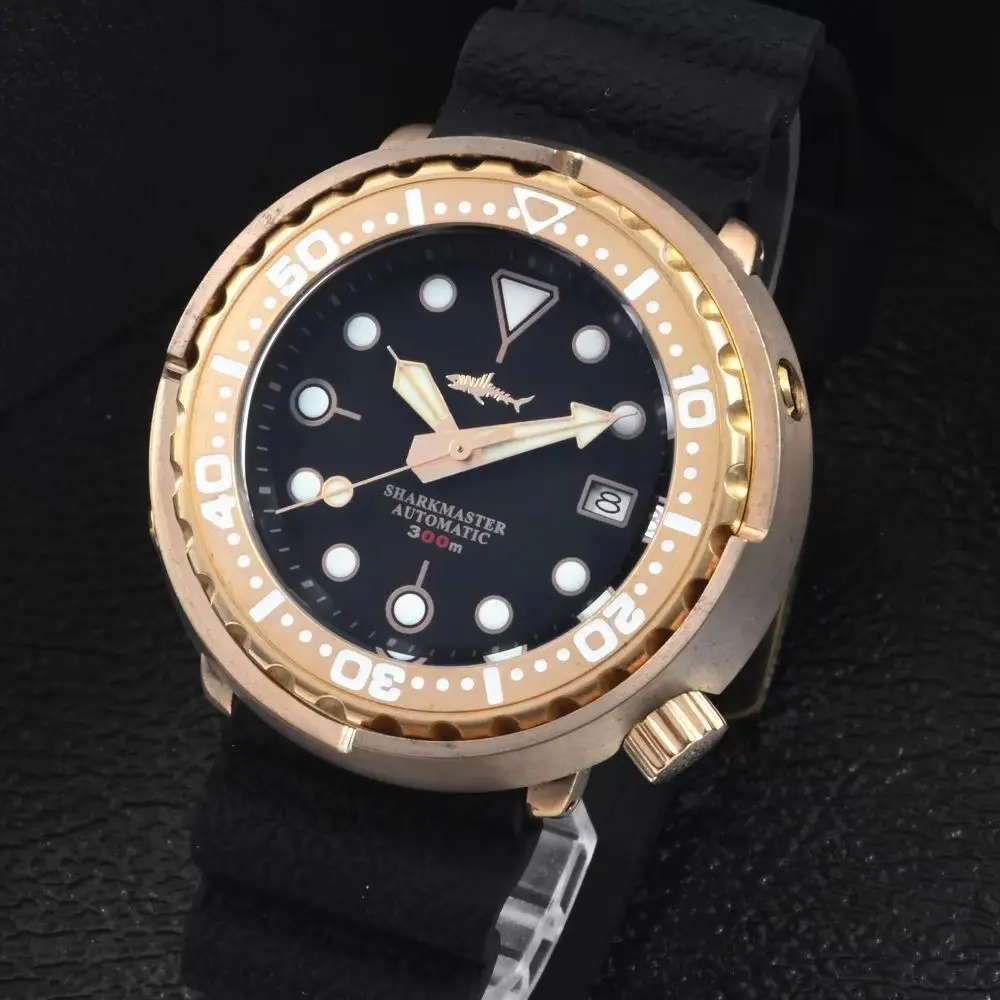Heimdallr New Automatic Watch Tuna Mechanical Wristwatch Aluminium Bronze Diver 30Bar Waterproof C3 Luminous Sapphire NH35 Sport