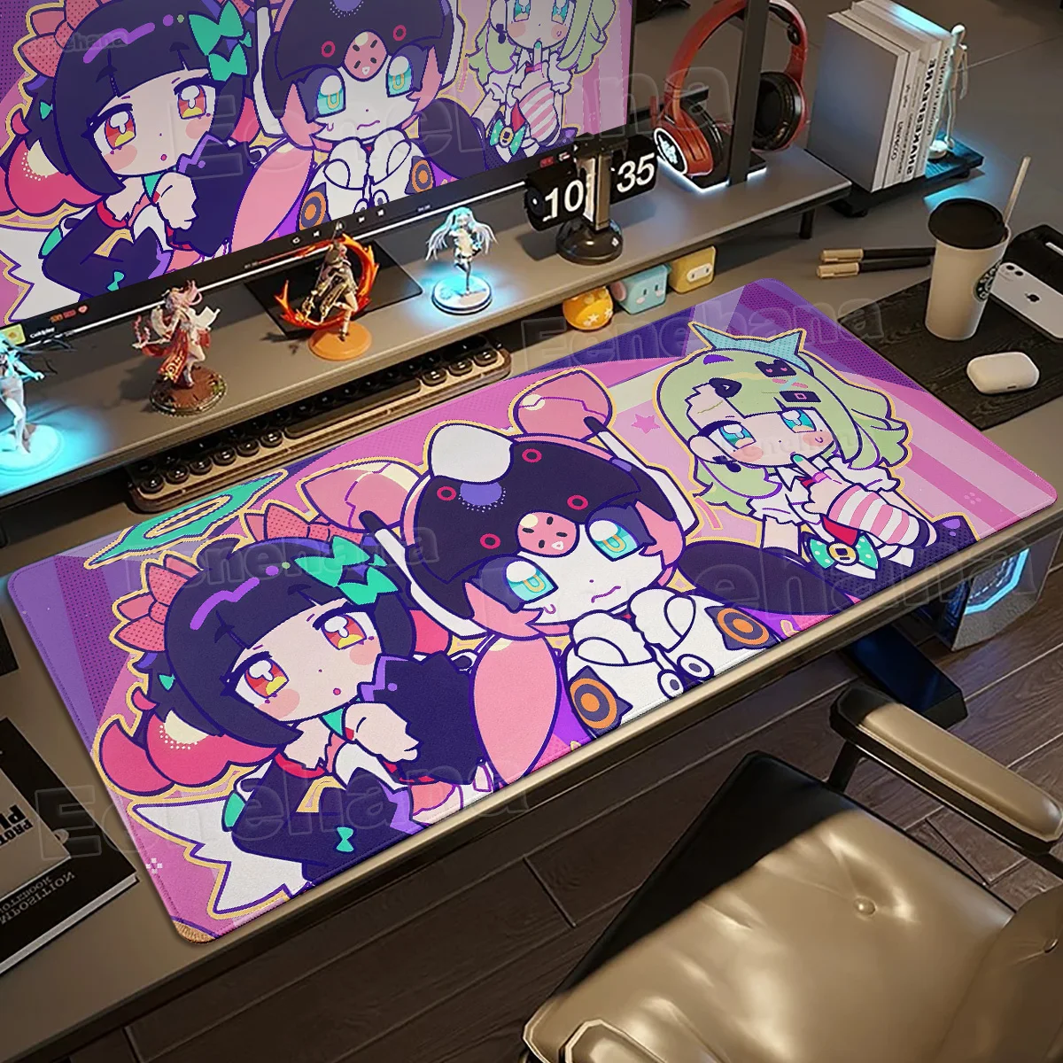 

Large Gaming Zenless Zone Zero ReDreaming Angel Mouse Pad XXL Kawaii Girls Mat Gamer Laptop Keyboard Non-slip Office Accessories