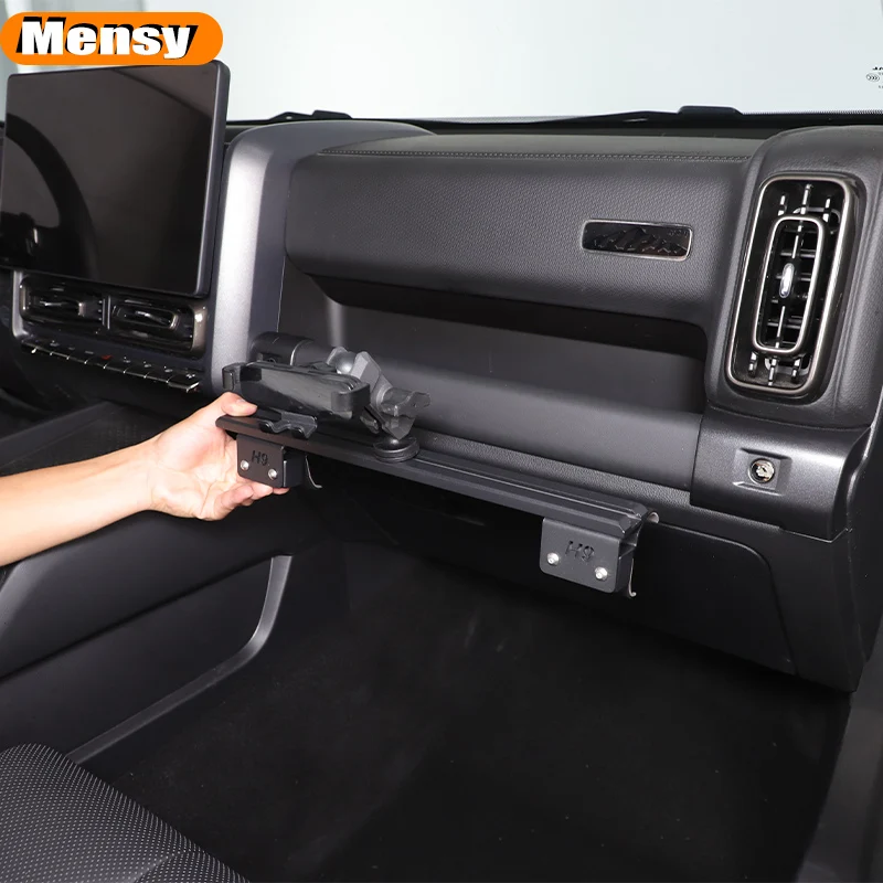 Car Center Console Slide Rail Expansion Mobile Phone Holder GPS Bracket For Haval H9 2nd 2024 2025 Car Accessories