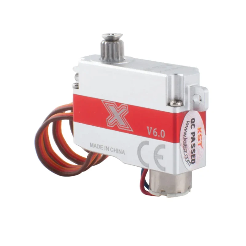 

KST X08 X08H X08N V6.0 8.4V 2.8kg 0.09sec Coreless Metal Gear Glider Servo Motor for UAV Helicopter Airplane RC Models