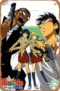 School Rumble Poster 2 8 x 12 Inches - Retro Vintage Metal Tin Sign for Home Bar Pub Garage Decor Movie Gifts 1pc sign sign