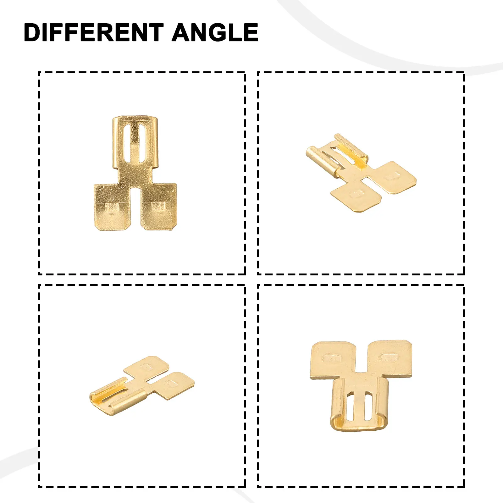 Connector Quick Disconnect Electrical Double Piggyback Electrical Quick Disconnect Terminal Suitable For Application Terminals