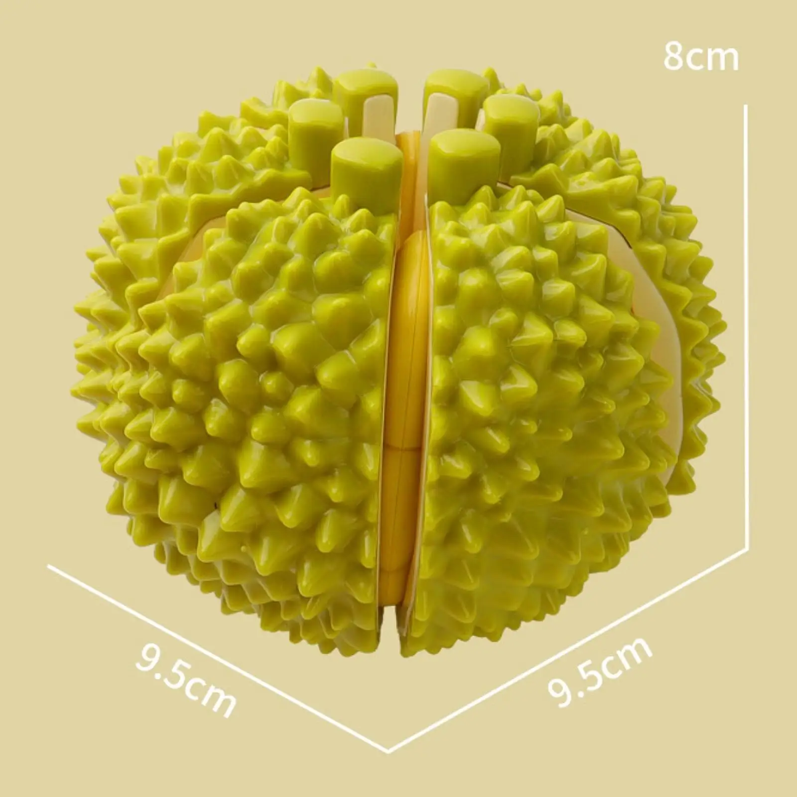 Simulation Peeling Durian Fruit Durian Cutting Board Gifts, Play Kitchen Toys Kitchen Toys Children's Educational Toy,