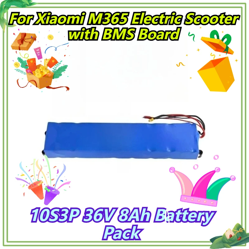 

10S3P 36V 8Ah Battery Pack For Xiaomi M365 Electric Scooter with BMS Board