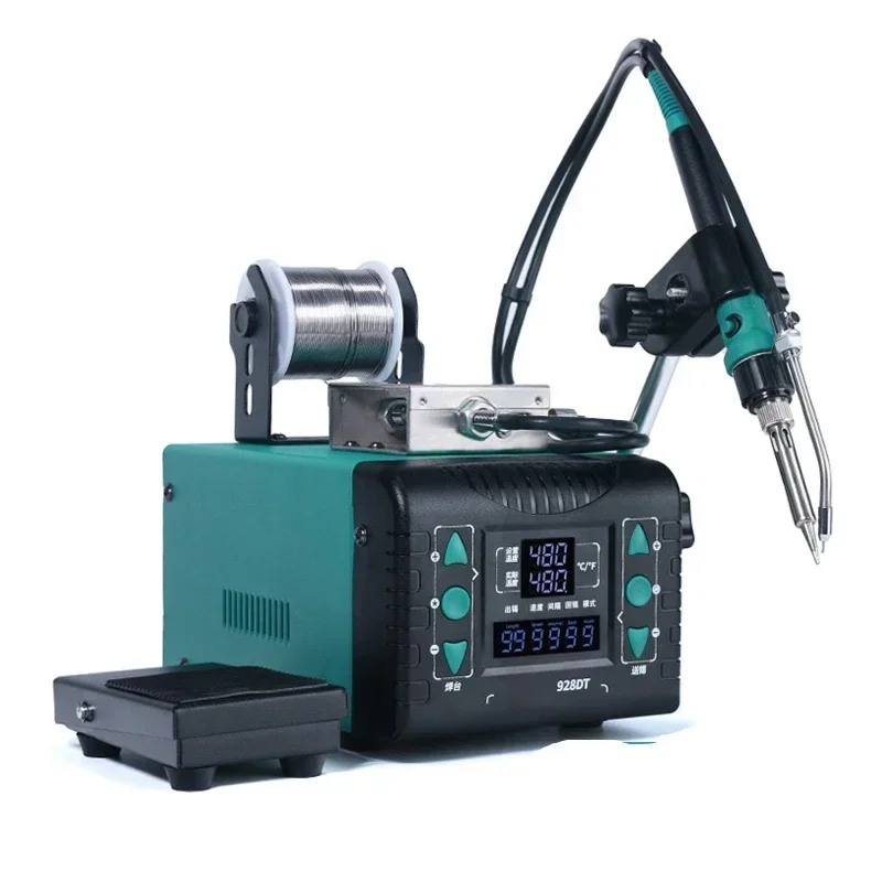 928DT High-power Automatic Soldering Machine Foot-operated Iron  Tool Spot Welding   Station