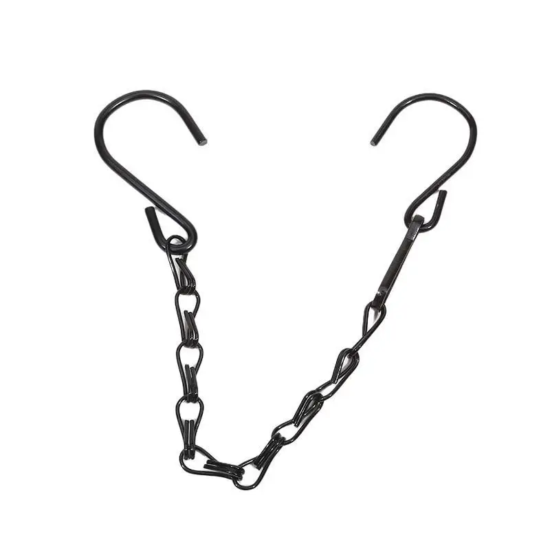 Metal Hanging Chains Multipurpose Flower Pot Basket Hangers for Bird Feeders Planters Lanterns Decor Ornaments
