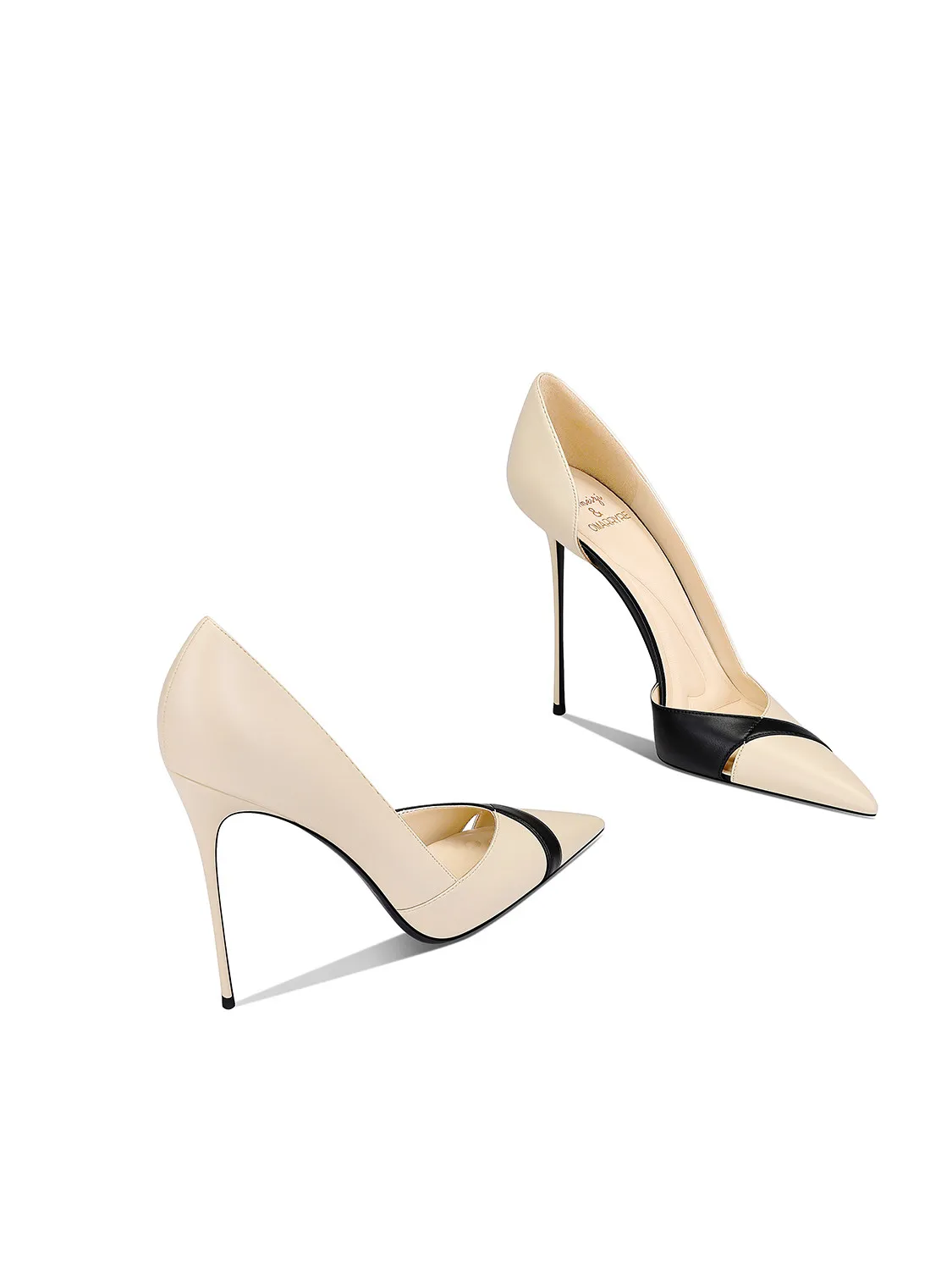 Spring and Summer New Women's High Heels, Pointed Thin Heels, Versatile Color Matching, Fashionable Handmade  Women's Shoes