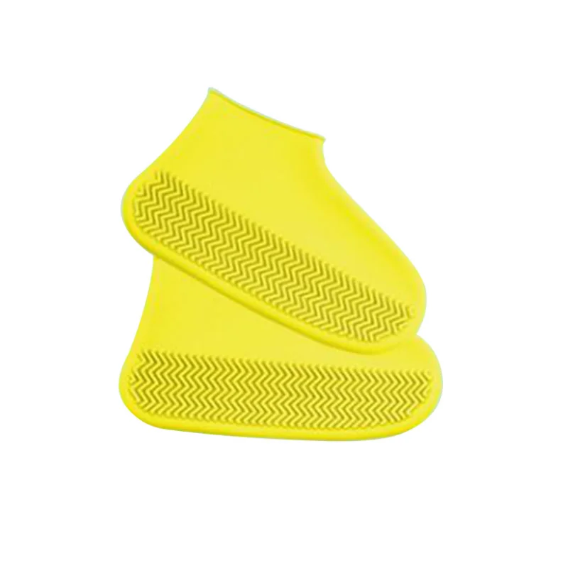 Reusable Rainy Season Silicone Rain Boot Cover Thickened Non-Slip Waterproof Latex Rain Boot Cover Kids Outdoor Shoe Accessories