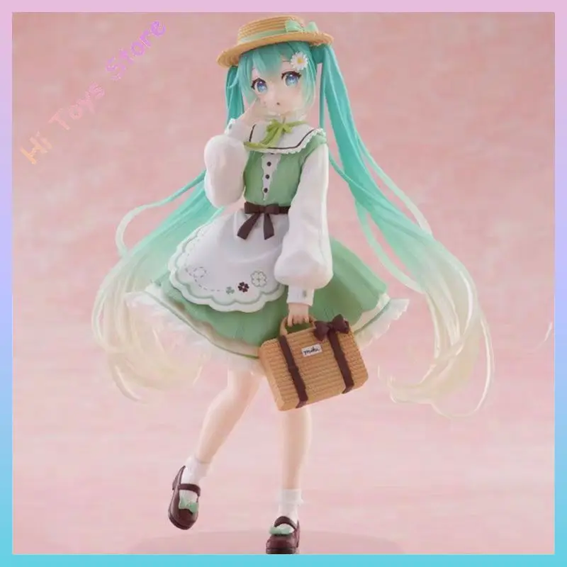 

18cm In Stock Original Taito Hatsune Miku Action Figure Fashion Hatsune Miku Dolls Birthday Gift Model Statue Children Toys