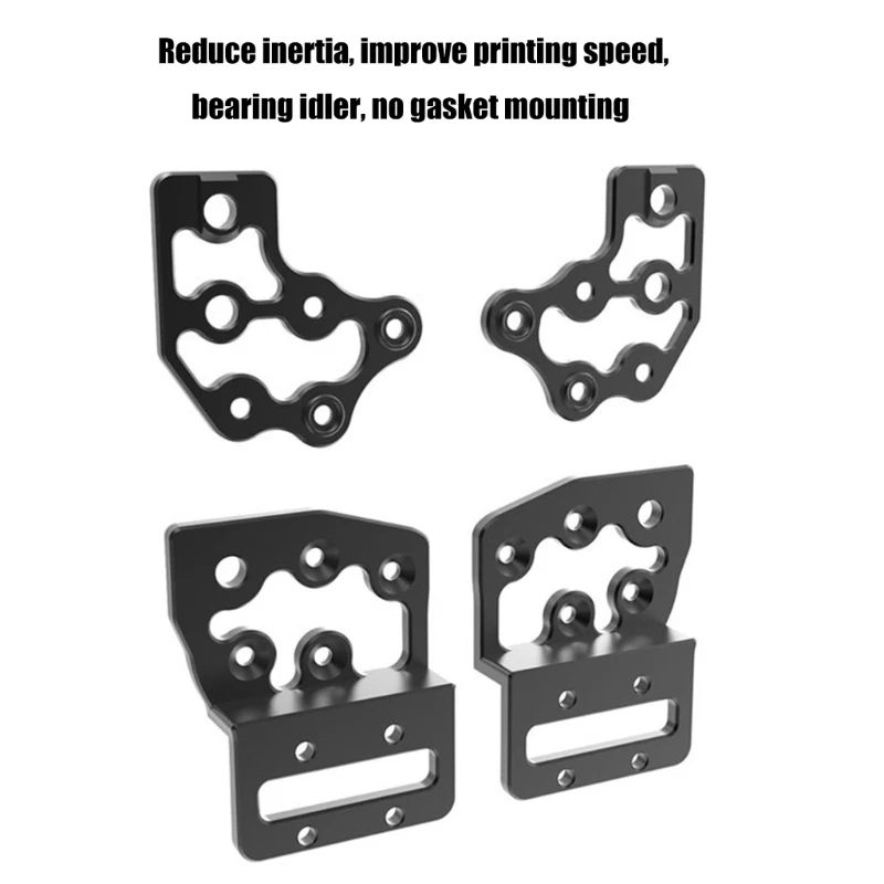 High Strength XY Joint Part Lightweight Aluminum XY Motion Joints for 3D Printers, Smooth Rotation with Pin Shafts