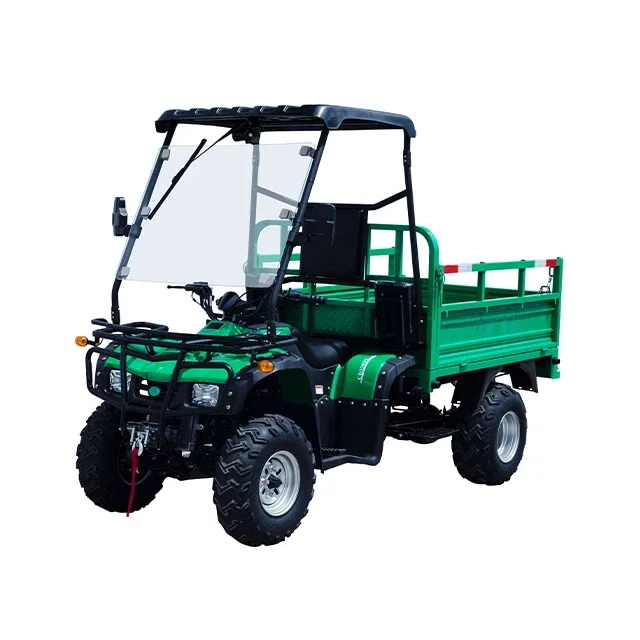 Eixo traseiro E-Cargo e veículo agrícola multifuncional com caixa de ferramentas