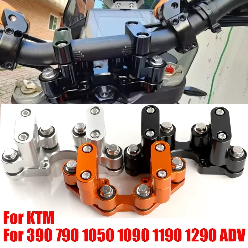 

For KTM 390 790 1090 1190 1290 Adventure S T R Accessories Handlebar Riser Mount Clamp Heightening Handle Bar Stabilizer Damping