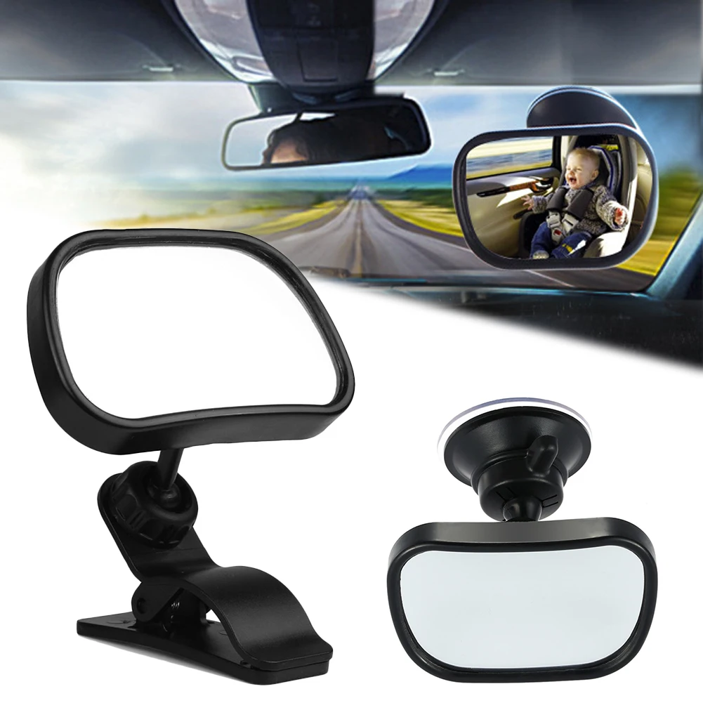 Adjustable Baby Car Mirror For Back Seat Safety View Rear Facing Car Interior Baby Monitor Reverse Safety Seats Rear Mirror