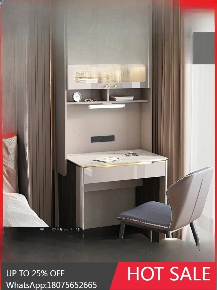 MJY light luxury rock slab integrated bedroom bedside simple middle school student home writing computer desk