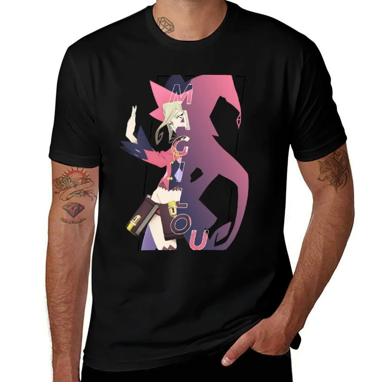 

Magilou Mayvin Character Text Tales of Berseria T-Shirt cotton tshirt 100% T-Shirt