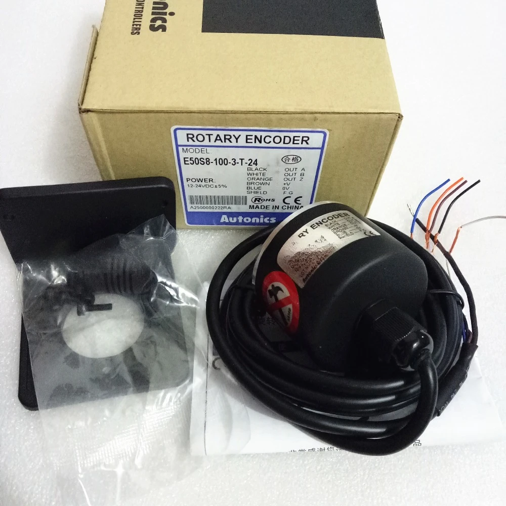 E50S8-100-3-T-24  E50S8-200-3-T-24 360 500 600 AUTONICS New Original  Rotary Encoder