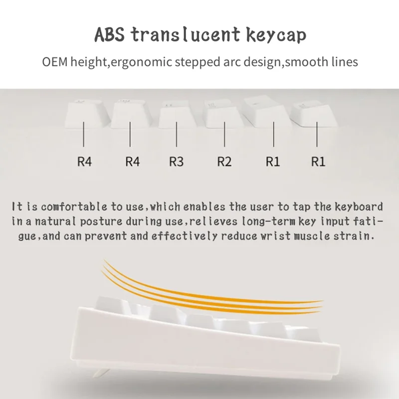104 مفاتيح الروسية الكورية الخلفية قبعات للوحة المفاتيح الألعاب الميكانيكية الكرز MX التبديل OEM الشخصي ABS Keycap ألعاب مخصص لتقوم بها بنفسك