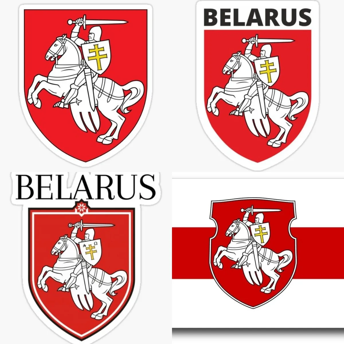 Belarus Flag Decal Car Truck Window 3M Plastic Laptop Sticker Car Trunk Box Boat Camping Car Stuff Stickers Accessories