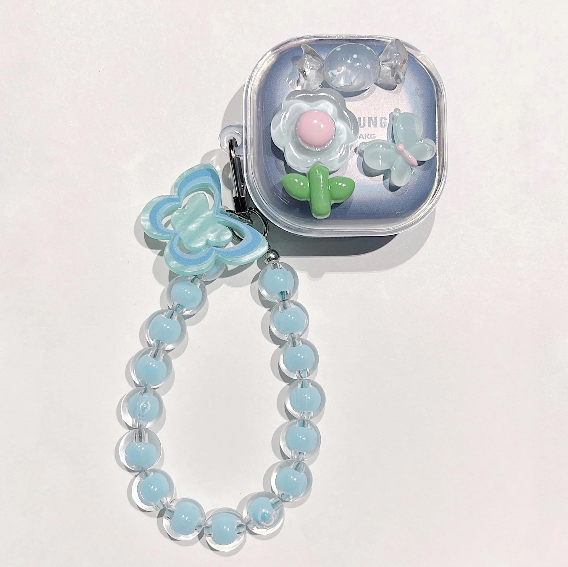 Cute-Flower-TPU-Case-for-Samsung-Galaxy-Buds-FE/Buds2-Pro/Buds-Live/Buds-Pro/Buds-2-Charging-Case-for-Buds-Fe-Soft-with-Hook