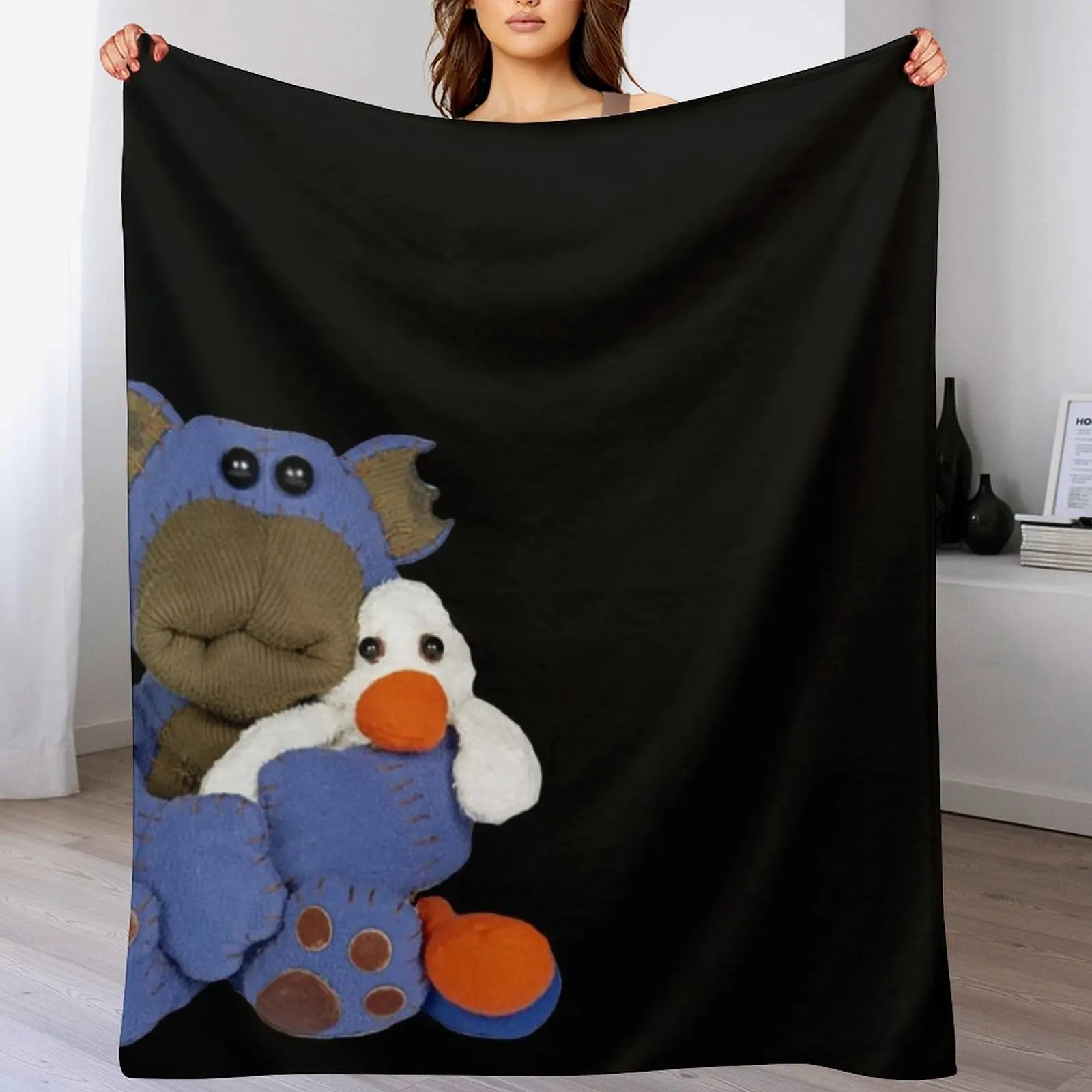 Nev the bear Throw Blanket Kid'S Summer Beddings cosplay anime Travel Blankets