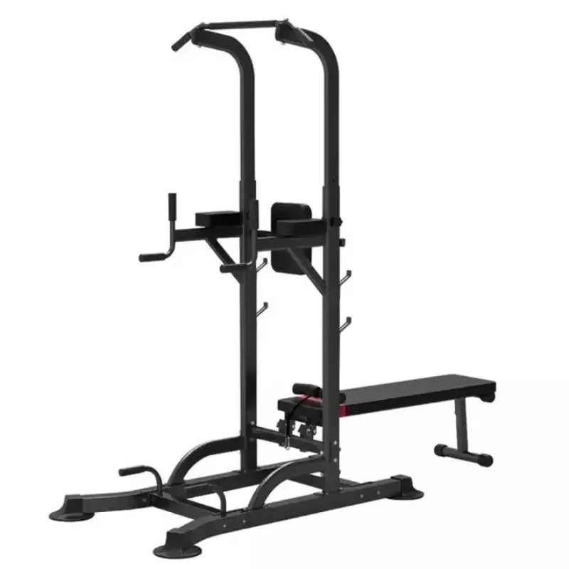 YTYINMulti-Function Strength Training Adjustable Pull Up Power Tower Dip Station Pull Up Bar