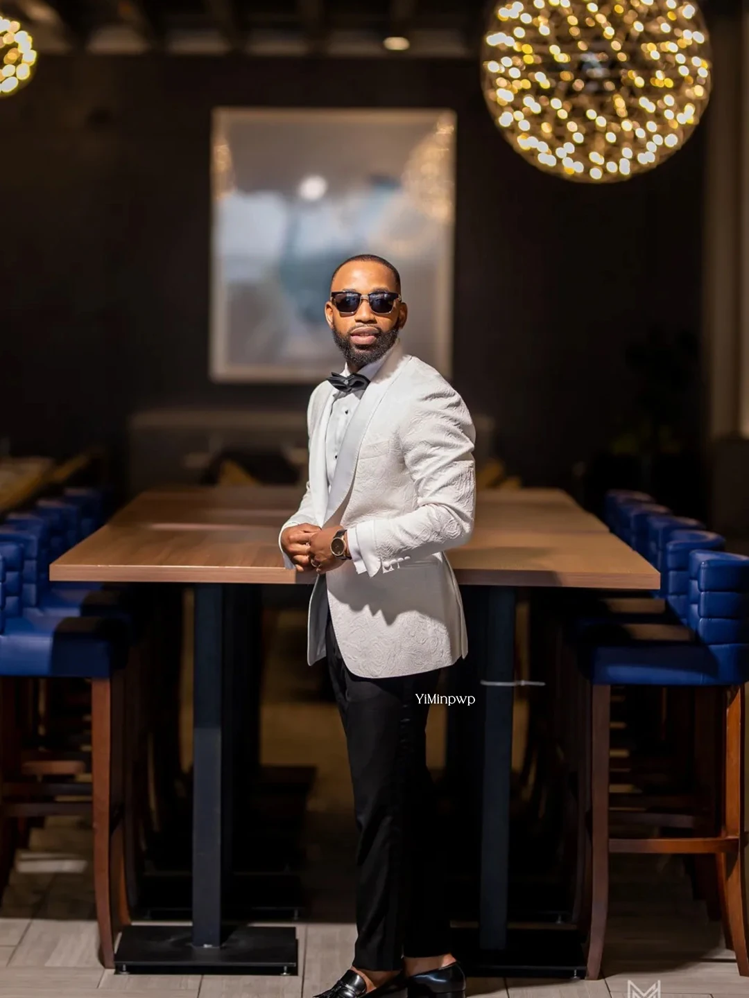 Trajes blancos de lujo para hombre, 2 piezas, brautkleid de oficina de un solo pecho, ropa Formal de boda para hombre, traje, chaqueta, conjuntos, chaqueta + Pantalones