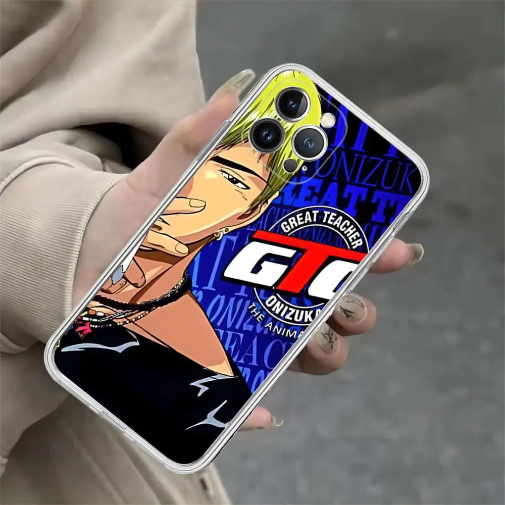 Great Teacher Onizuka GTO Anime Phone Case For IPhone 15 14 13 12 Mini 11 Pro XS Max X XR SE 6 7 8 Plus Soft Silicone Cover