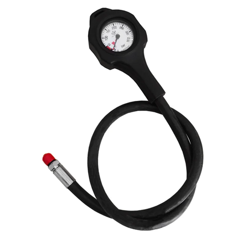 Scuba Diving Depth Gauge 300 Bar Diving Air Lightweight Pressure Gauge Diver Equipment Dive Accessory