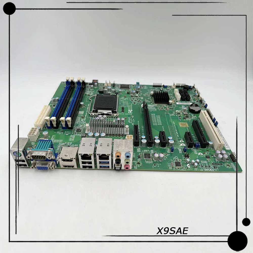 For Supermicro Single Socket Workstation Motherboard 1155 Intel C216 Xeon E3-1200 v2 Series Core i7/i5/i3 DDR3 PCI-E3.0 X9SAE