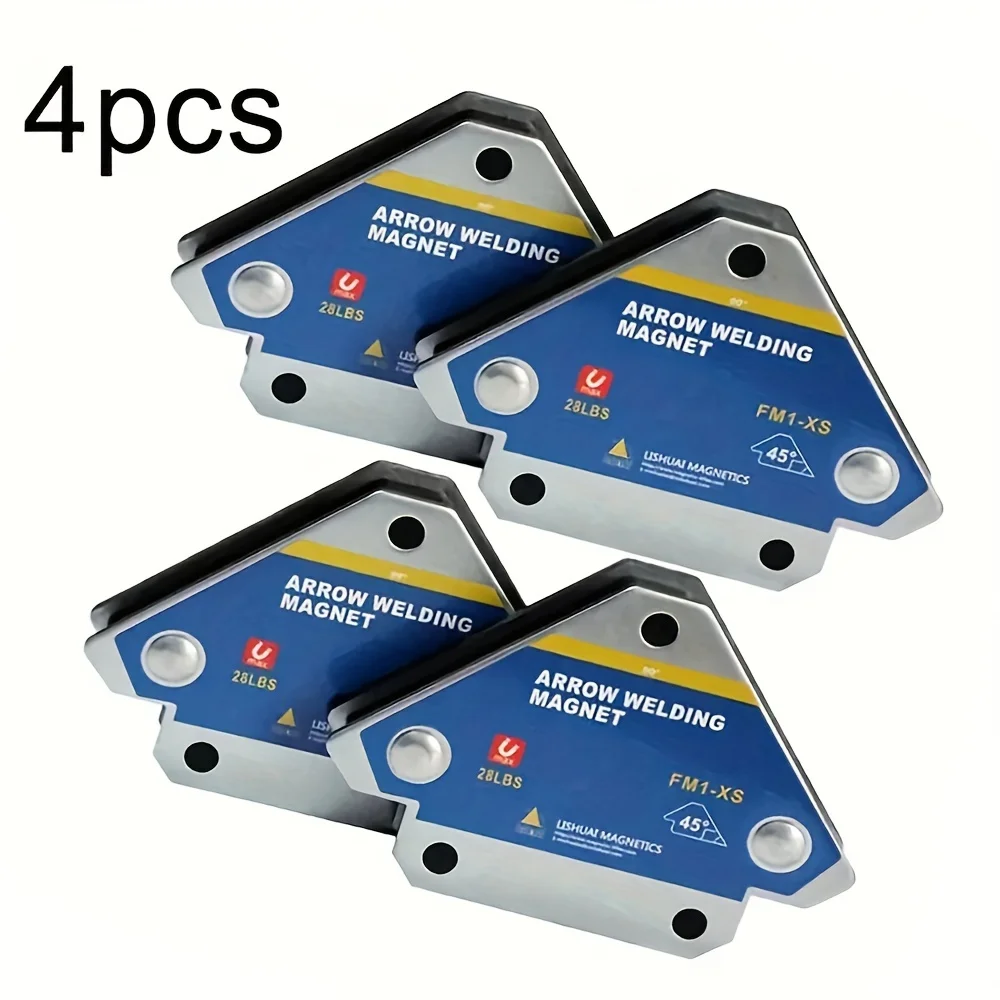 4Pcs Magnetic Welding Holders Multi-Angle Solder Magnet for Strong Welding Clamps And Positioning Metal Working Weld Positioner