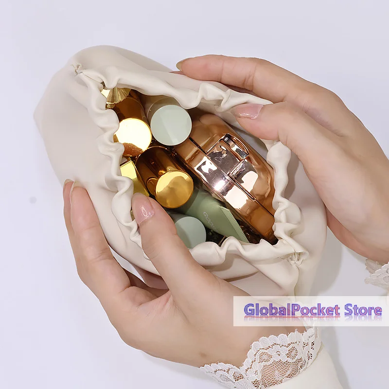 [TG823]PU Simple Mini Lipstick Makeup Storage Bag Woman Key Jewelry Digital Organizer Portable Pouch Ladies Small Cosmetic Bags