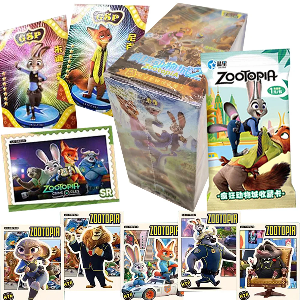 

Animated Film Zootopia Collection Cards for Friends Judy Hopps Nick Wilde Exquisite Colorful High-quality Character Cards Gifts