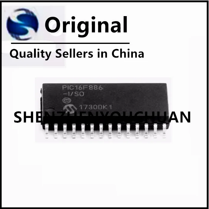 

(1-100piece)PIC16F886-I/SO PIC16F886 SOP-28 IC Chipset New Original