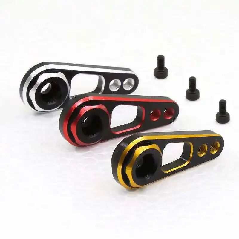 Metal 25T Double-headed Steering Gear Arm Short Card Flat Running For Futaba MG995 Remote Control Model Car And Ship