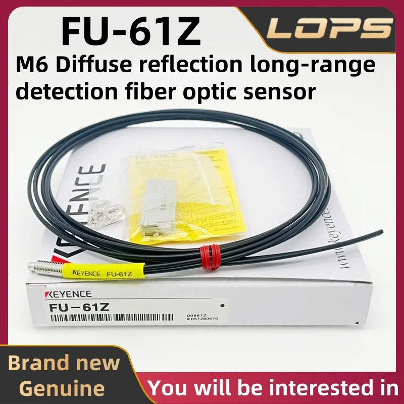 FU-61Z FU-6F FU-61 FU-25 KEYENCE New Original Threaded M6 reflective fiber optic se, large quantity in stock, welcome to consult