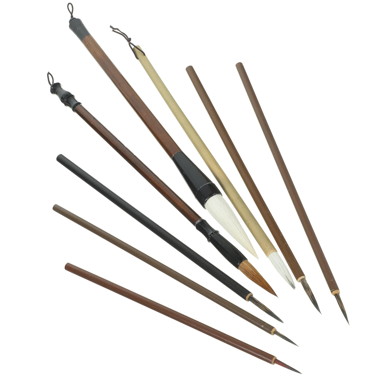 1 مجموعة فرشاة الخط الصيني مجموعة مقبض خشبي للرسم رسم الكتابة الحبر الفن القرطاسية المهنية أداة الألوان المائية #5