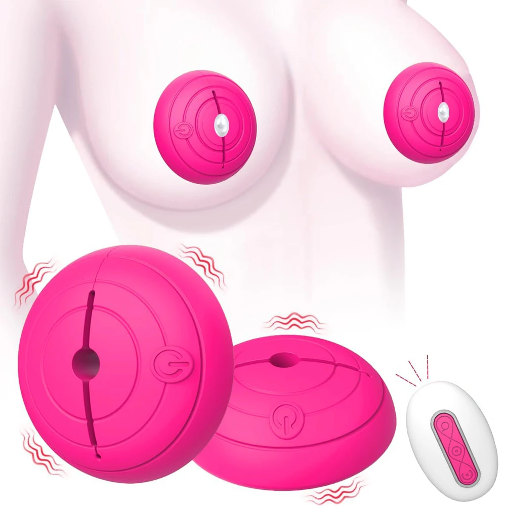 Nipple Set Toy Nipple Clamps Vibrator Lightweight Wearable Vibrating BDSM Stimulator Remote Control Sex Toys for Women Pleasure