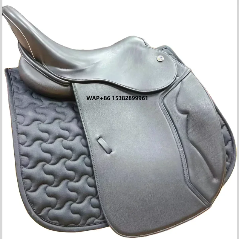 Yuko Dressage Leather Harness for Horse Racing Carriage and Saddle Horse Pet Training Equipment