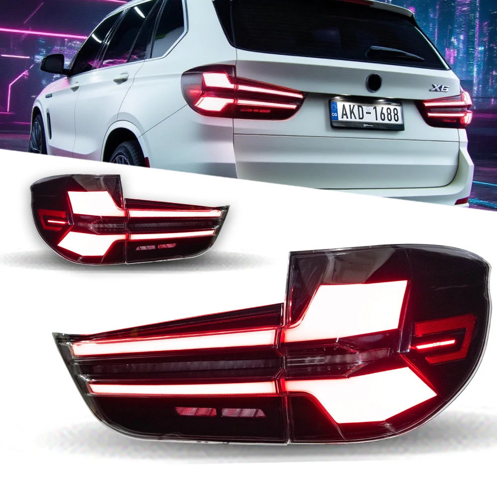 

Задние фонари для BMW X5 F15 Задние фонари LED 2014-2018 Задний фонарь Стайлинг автомобиля DRL Динамический указатель поворота Обратный автоаксессуары