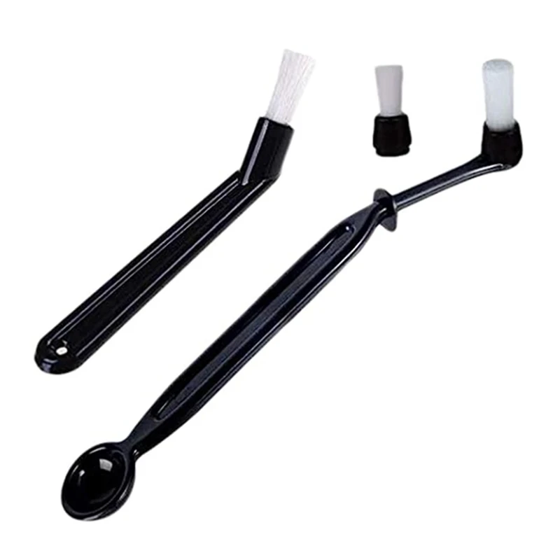 Promotion! Coffee Machine Cleaning Brush Set, 3 Pieces Espresso Cleaner Brushes With Spoon Tool