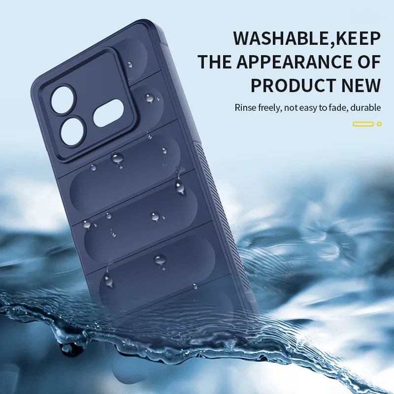 حافظة مضادة للصدمات لعام 2025 لهاتف ViVo IQOO Neo 8 Pro Neo8 Z7 Z7X غطاء هاتف من السيليكون السائل لهاتف Vivo S17 Pro S17E 5G Fundas