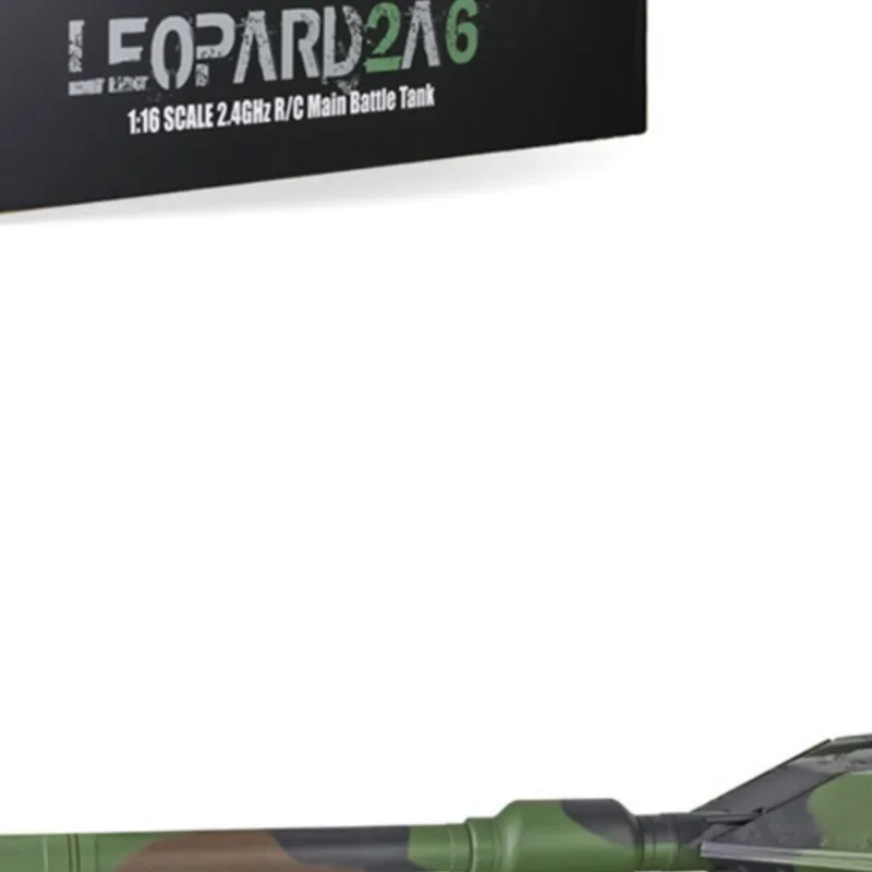 

US Stock 1/16 Scale 7.0 Plastic Leopard2A6 Radio Control 2.4Ghz Heng Long RC Tank Model 3889 RTR High Performance for Adults