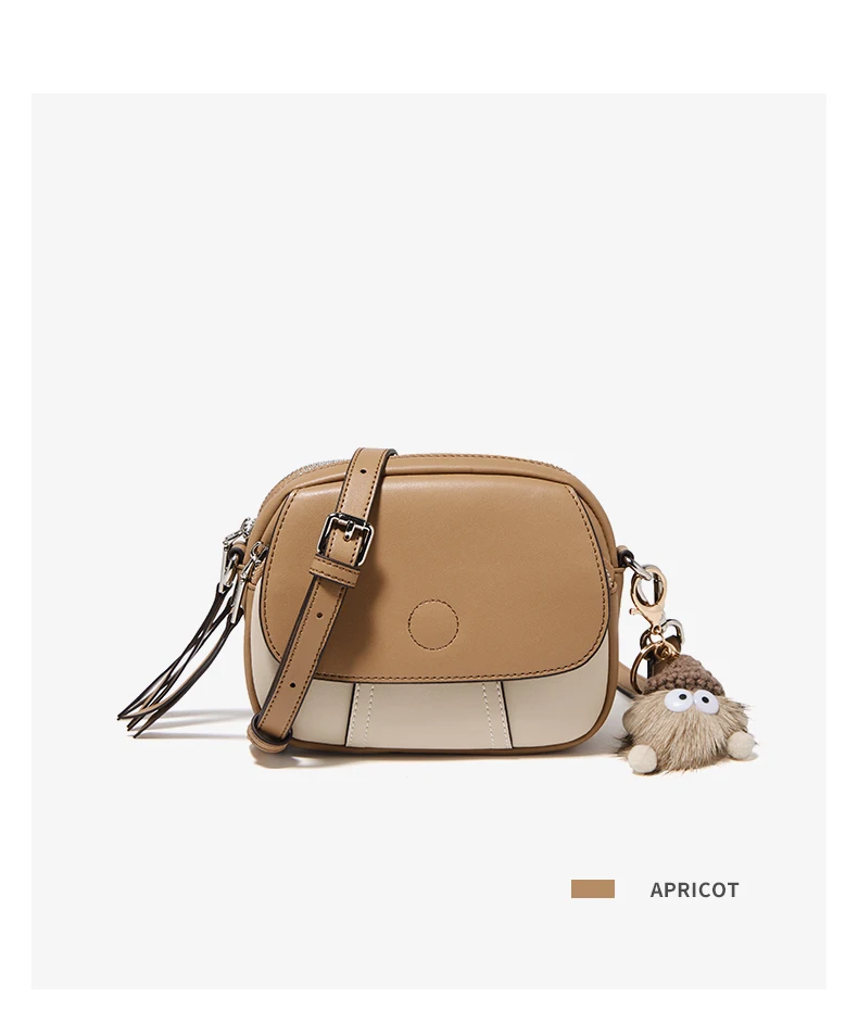 FOXER Damen Umhängetasche aus Spaltleder 2026 Neue Schultertasche Geldbörse Weibliche Mode Handytasche mit Zubehör – Detail 13