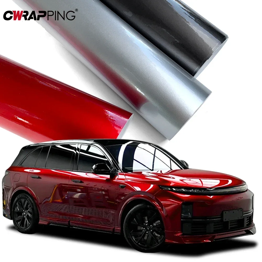 

Car Vinyl Wrap High Glossy Auroral Films Covering Film Car Decal Vehicle Wrap Film Change Color Stickers for Auto Accessories