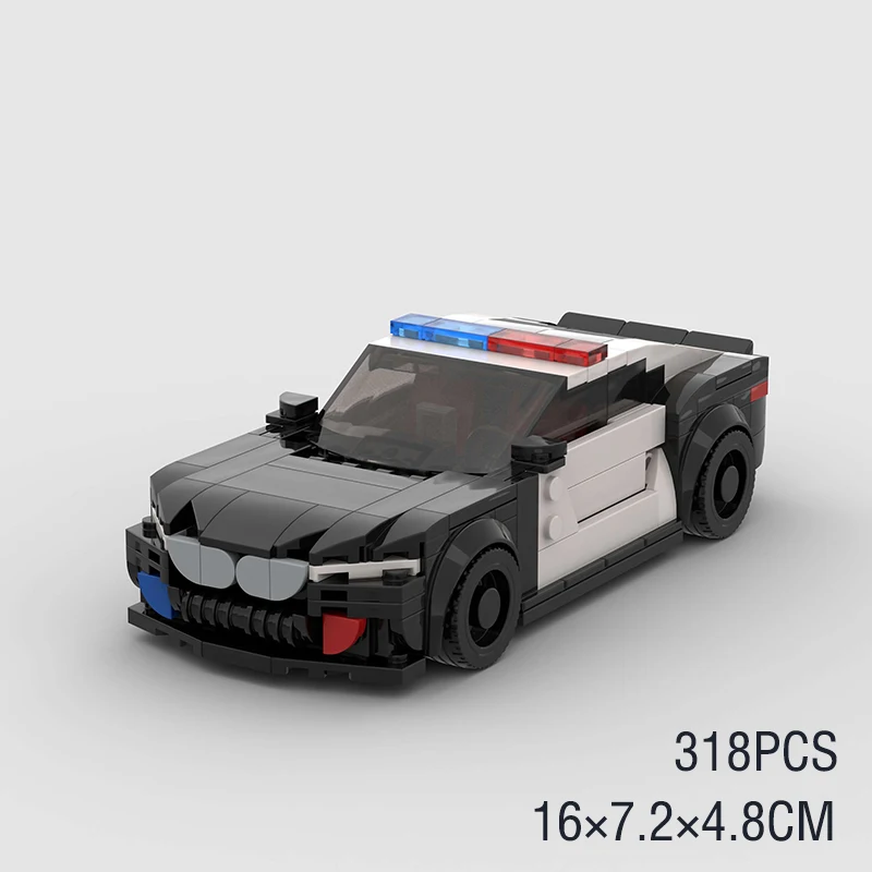 MOC Police City Car Set M5 M8 PT Boat Model Building Blocks Defend City Rescue Vehicle Bricks Toys DIY Gifts For Children Boys