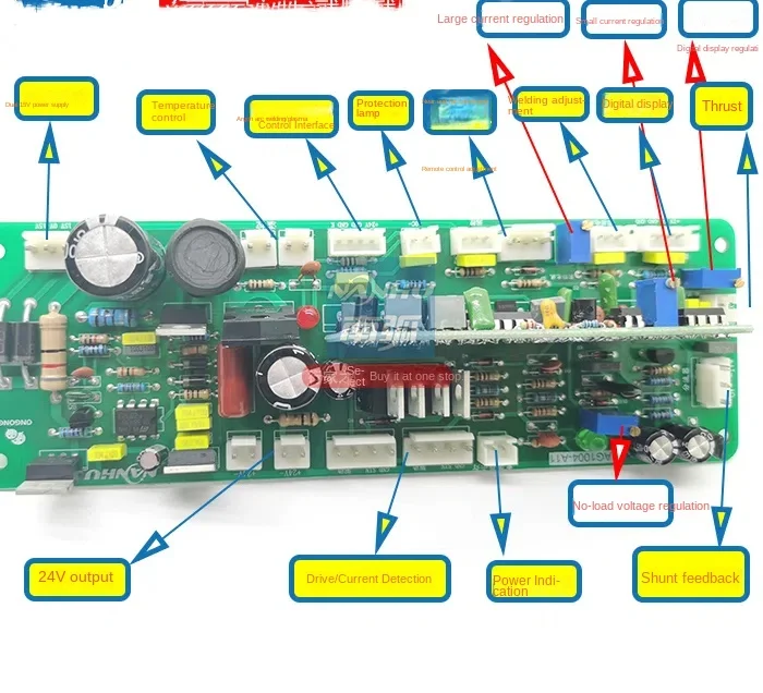 Welding machine control board long strip ZX7 WS 300 main control board Tongrui-Ling accessories TIG 250 315 400
