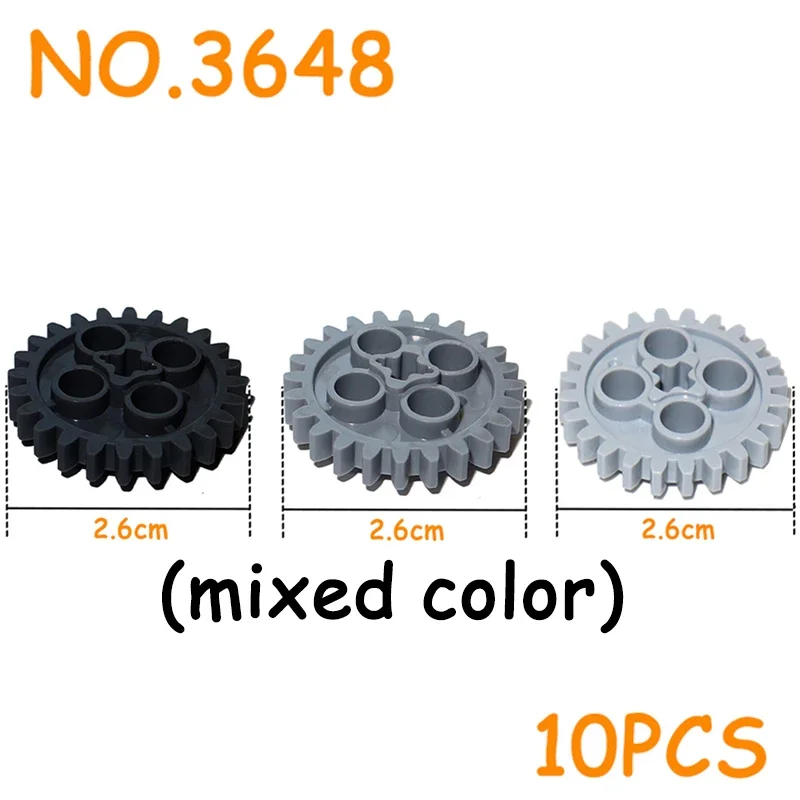 ギアバルクブリックMOCパーツ3649 3648 3647 10928 32498 32269 32270 32198 6589 4019 94925 3650 46372テクニカルビルディングブロック