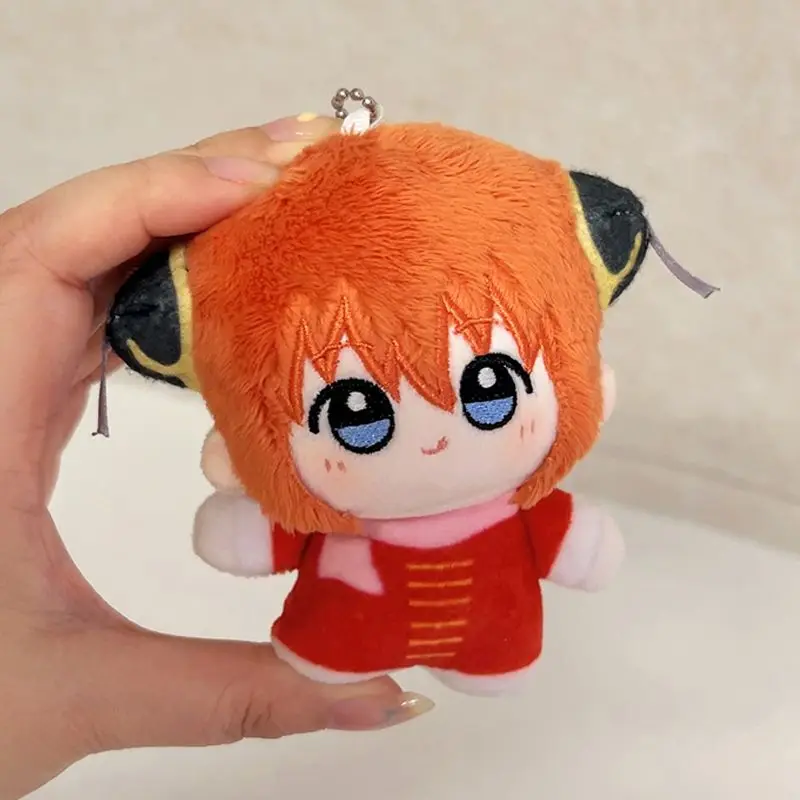 Classic Japanese Anime and Manga G-gintama Plush Doll Hanging Cartoon Peripheral Cute 10cm Cotton Doll Plush Toy Hanging Gift