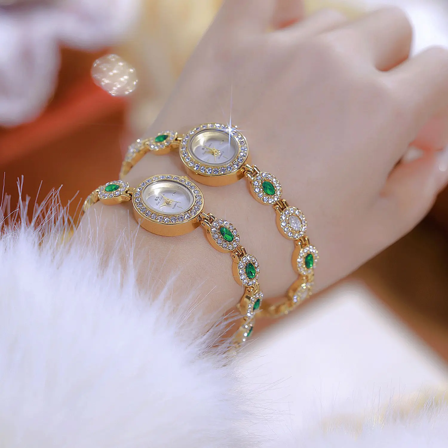 Elegant Women'S Wristwatch, New Oval Gemstone Design, Understated Luxury, Exquisite Women'S Watch, Perfect As A Gift.