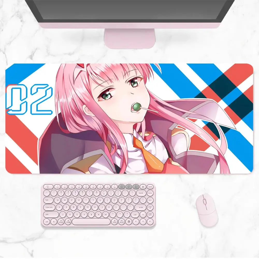 Anime Z-Zero Two Mouse Pad Anime Game Mouse Pad Computer Desk Pad Office Carpet Laptop Mouse Pad